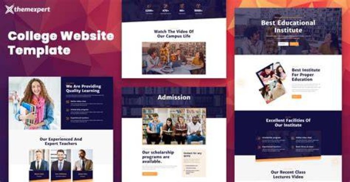 Introducing College Website Template for Quix Page Builder ThemeXpert